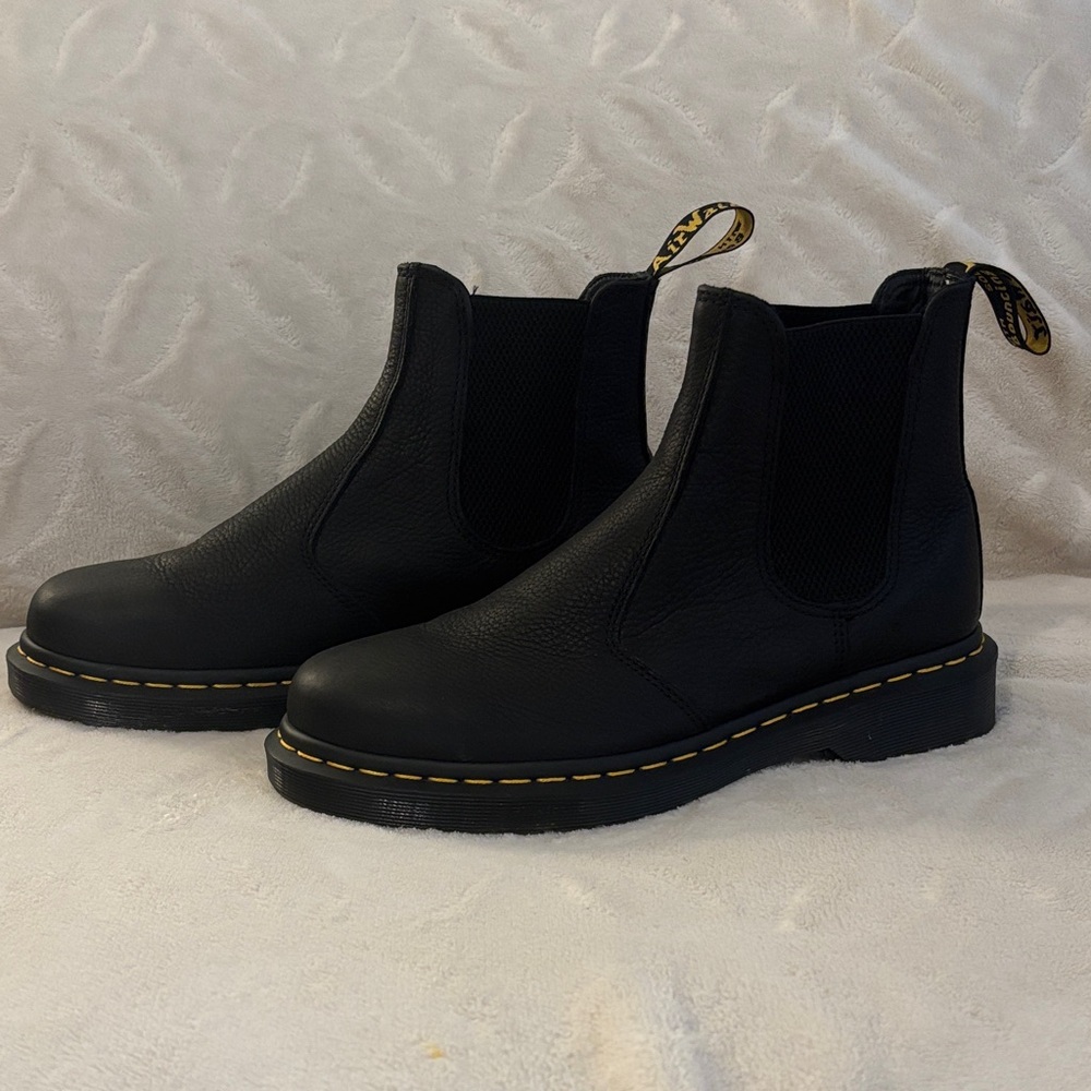 Dr. Martens Black Leather Ankle Boots